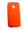 Funda de Gel para Samsung Galaxy S 5 Mini / G800 Rojo